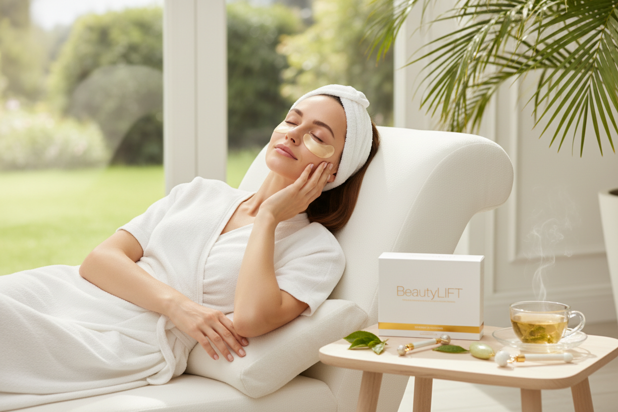 je veux l'image du produit avec les patch anti cerne en style de vie avec le nom BeautyLIFT inscrit decu